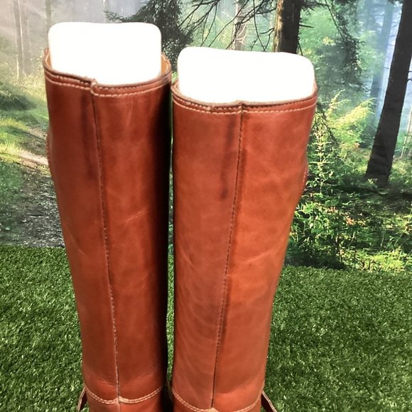 Vintage Zodiac Heeled Leather Boots 7.5 w/box - Picture 7 of 16